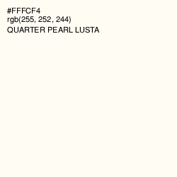 #FFFCF4 - Quarter Pearl Lusta Color Image